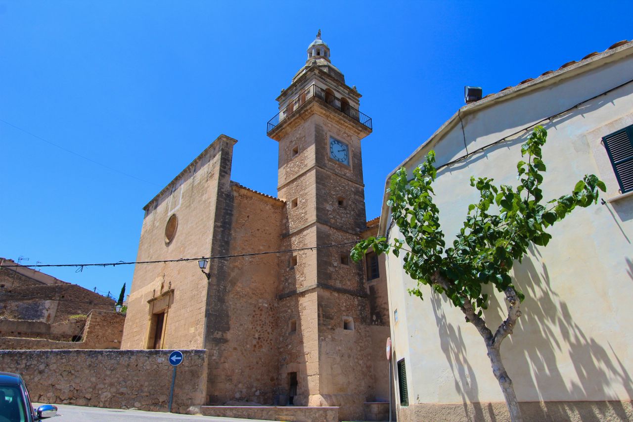 The beautiful medieval town of Santa Eugenia