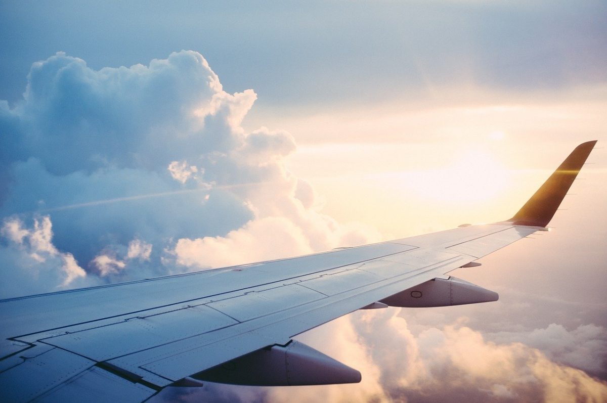 Flying towards your next holiday destination?